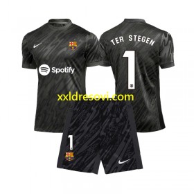 FC Barcelona Ter Stegen 1 Golmanski Treći Dječji Nogometni Dres 2024-2025